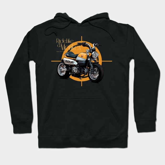 Ride Like a Monkey Hoodie by Akira31